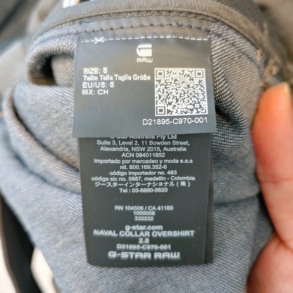 G-Star Raw Women's Naval Collar Overshirt 2.0 Sz Small Streetwear Loose Fit - Picture 13 of 16